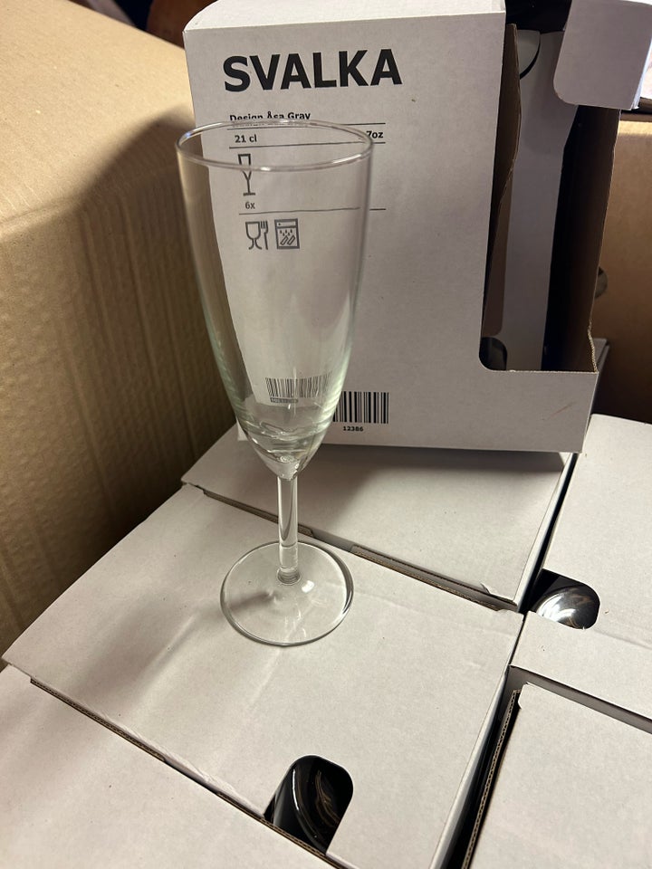 Glas, Champagneglas, Ikea