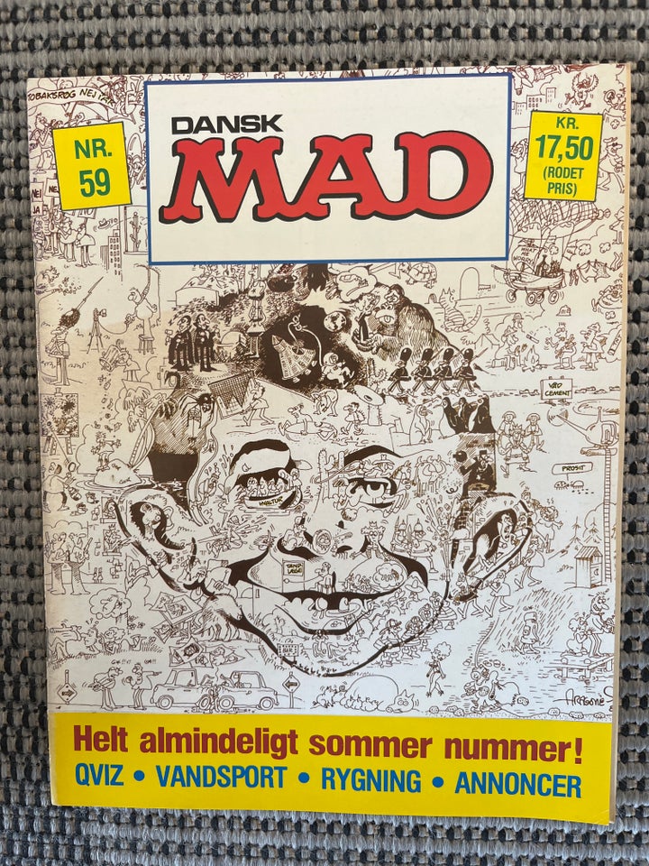 Dansk Mad nr 59, Tegneserie