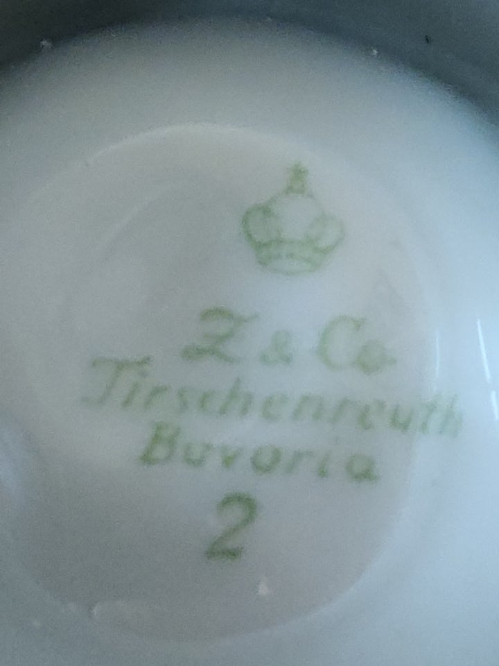 Porcelæn, Z  Co retro æggeblger, Z 