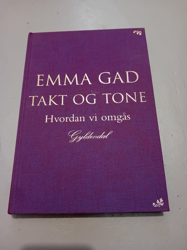 Emma Gad Takt og tone emne: kunst