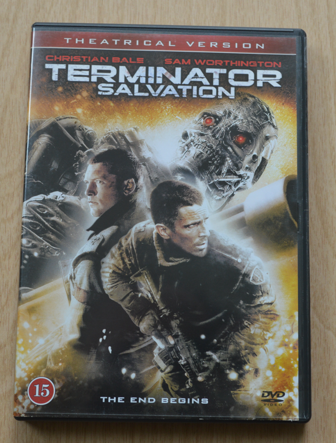 Terminator Salvation, DVD, action