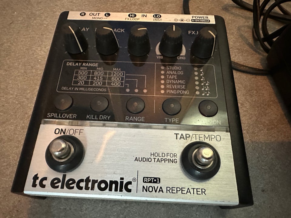 Effekt pedal, TC Electronic Nova