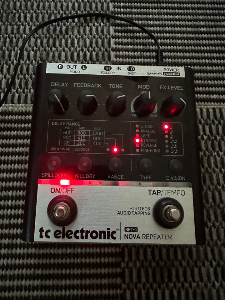 Effekt pedal, TC Electronic Nova