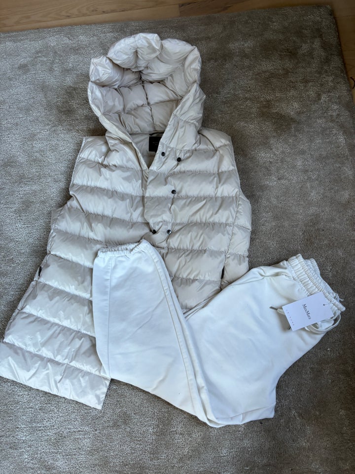 Vest, Max Mara dun vest, str. medium