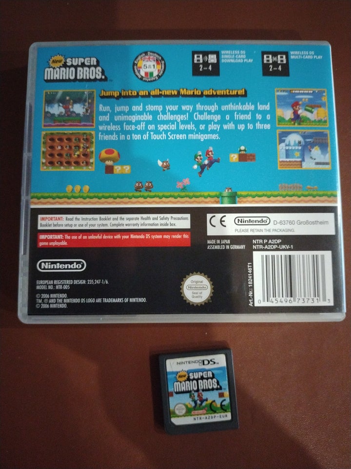 New Super Mario bros, Nintendo DS