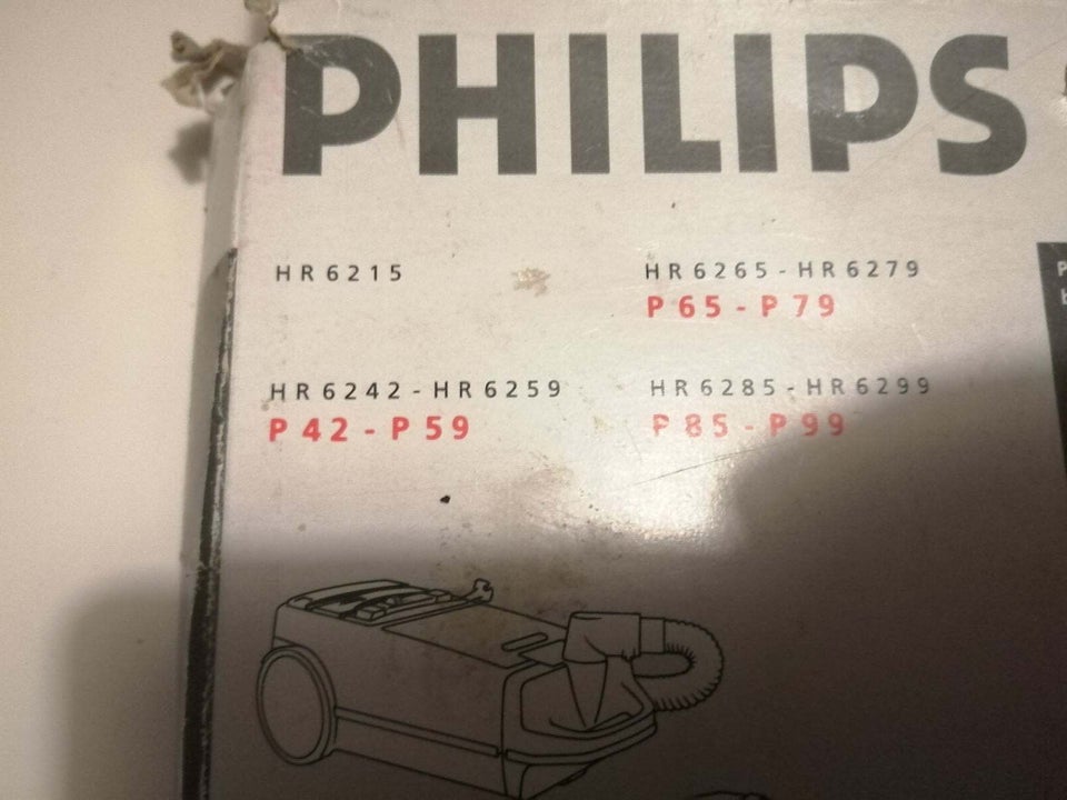 Tilbehør til støvsuger Philips HR