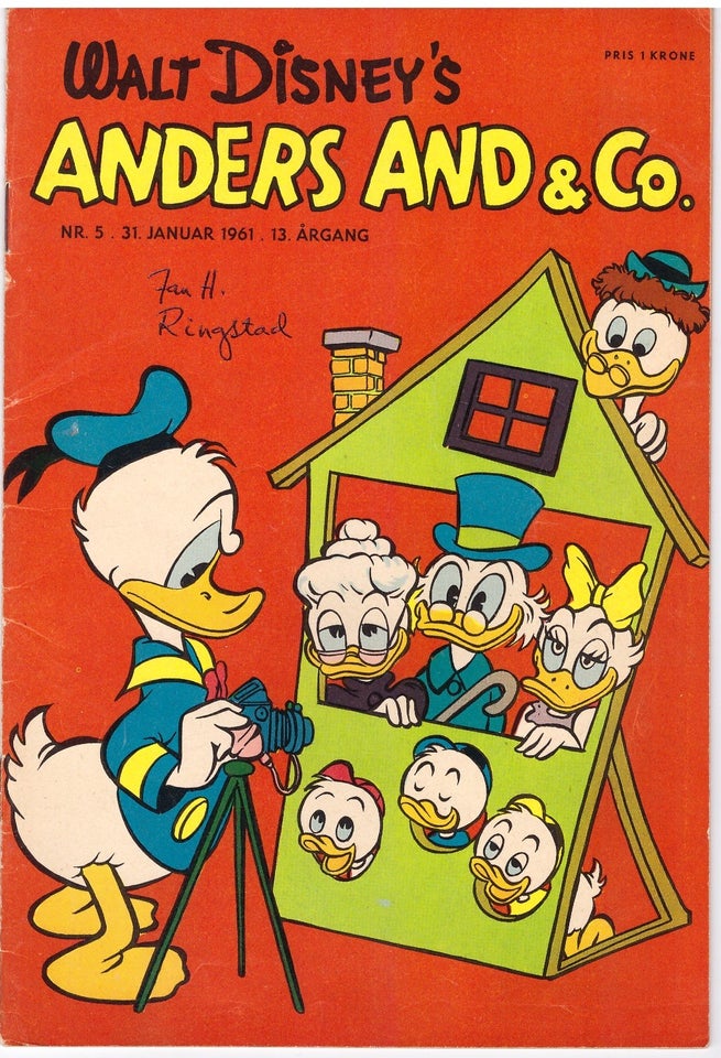 Anders And 1961, del 1, Tegneserie