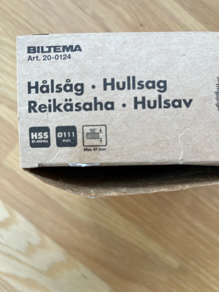 Hulsav, Biltema