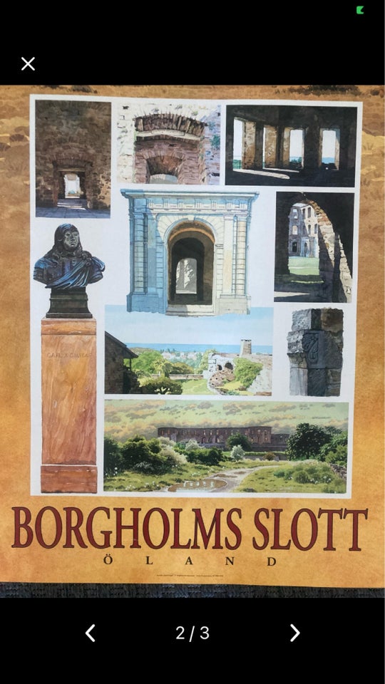 Plakat fra Borgholms Slott , Fra