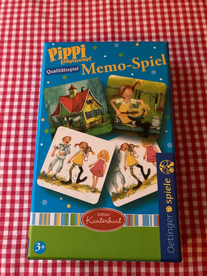 Pippi Memory spil brætspil