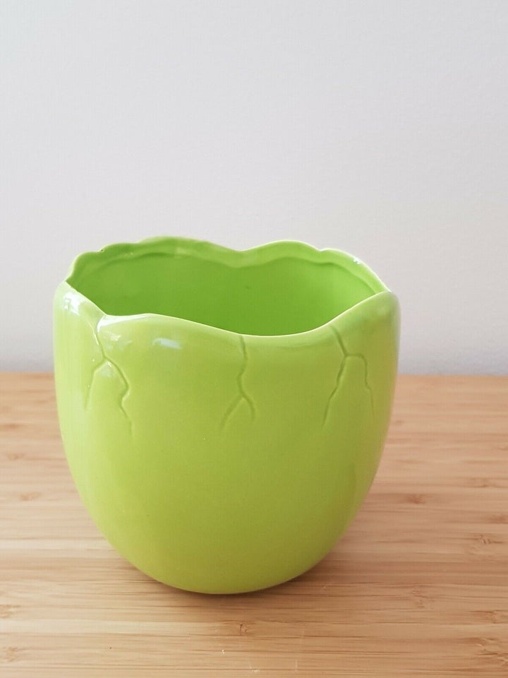 Porcelæn Urtepotteskjuler Grøn