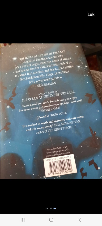 Bøger og blade, Gaiman: The Ocean at