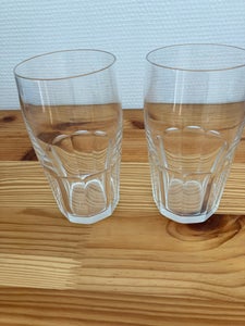 Glas Ølglas Facetslebet