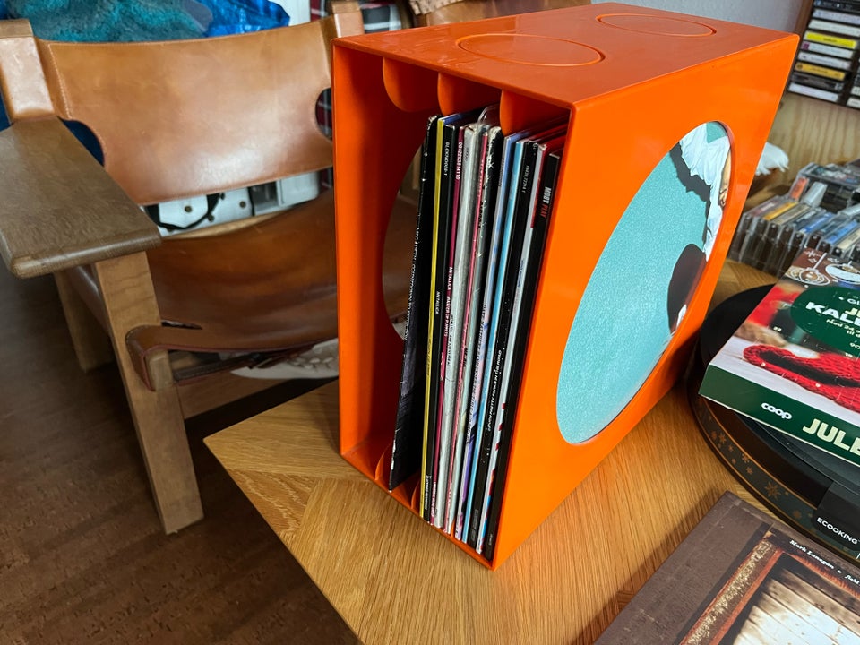 Andet, LP holder. Retro orange,