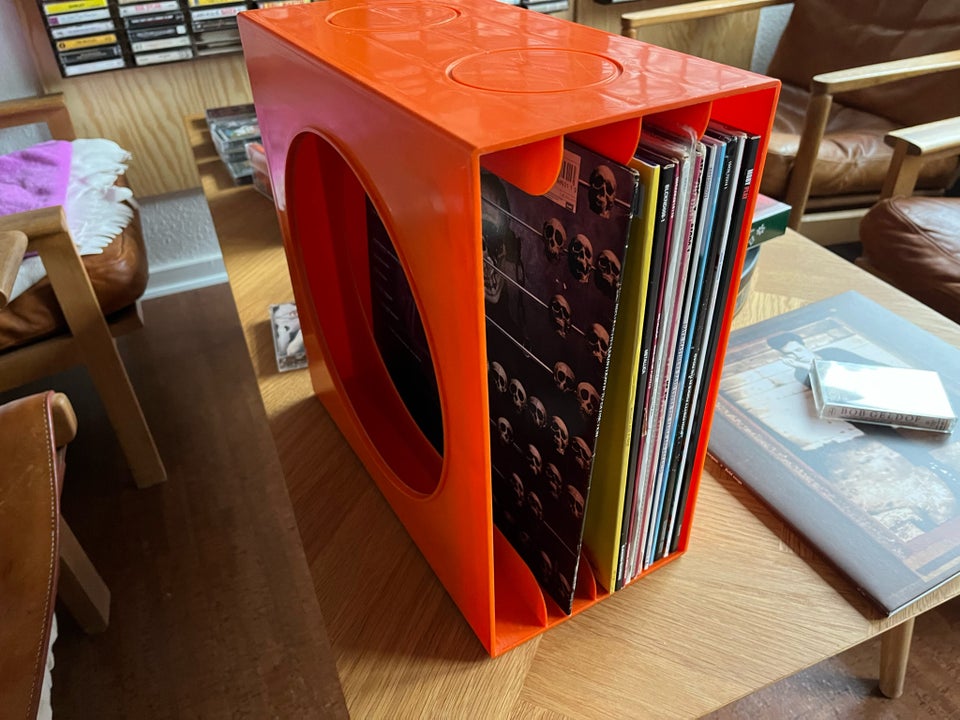 Andet, LP holder. Retro orange,