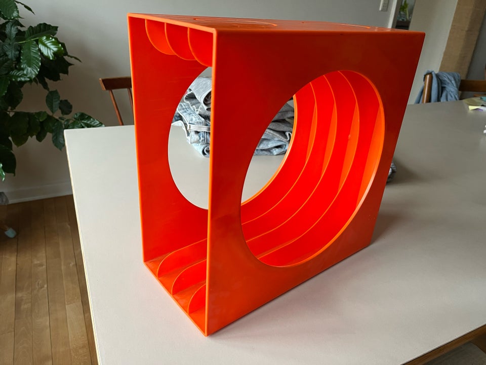 Andet, LP holder. Retro orange,