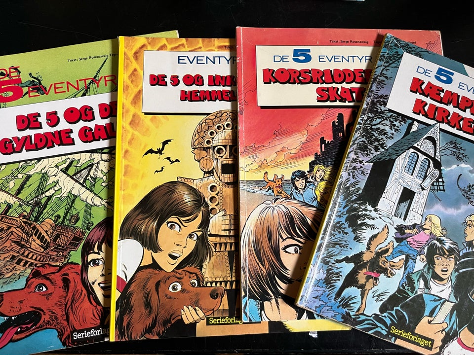 De 5 tegneserier , Enid Blyton,