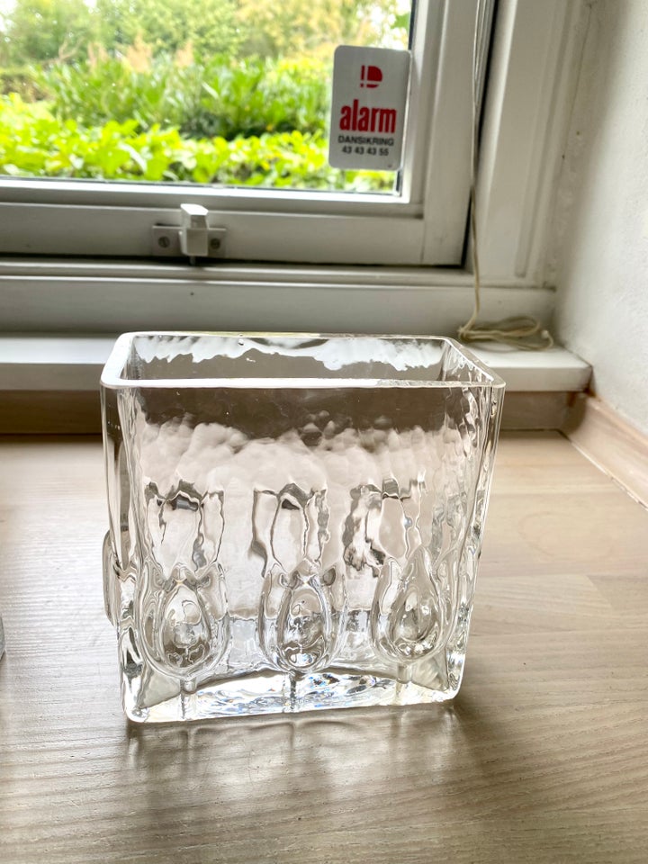 Glas Tulipan Vase/vintage  Anker