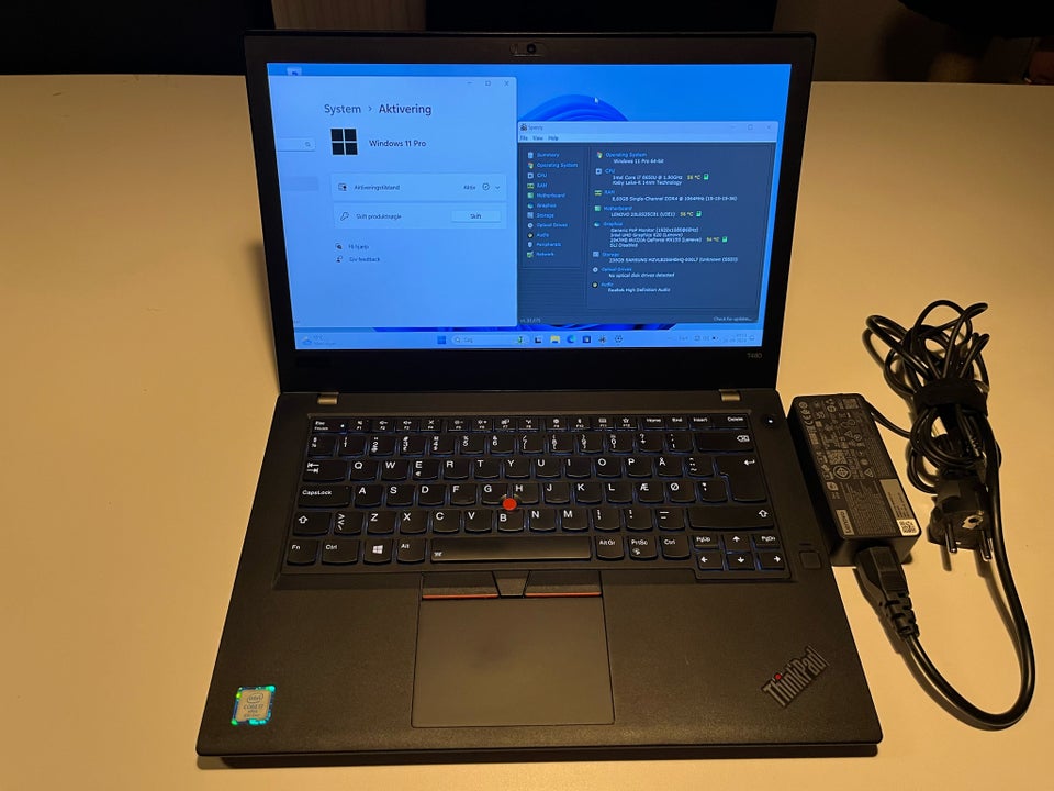 Lenovo Thinkpad T480 14” FHD IPS - I7