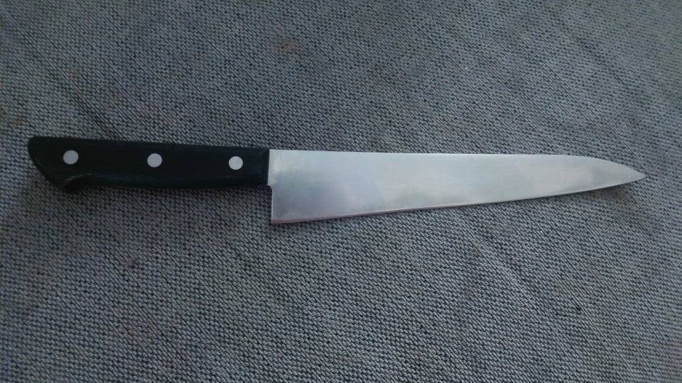 Knivtaske og knive samlet Tojiro