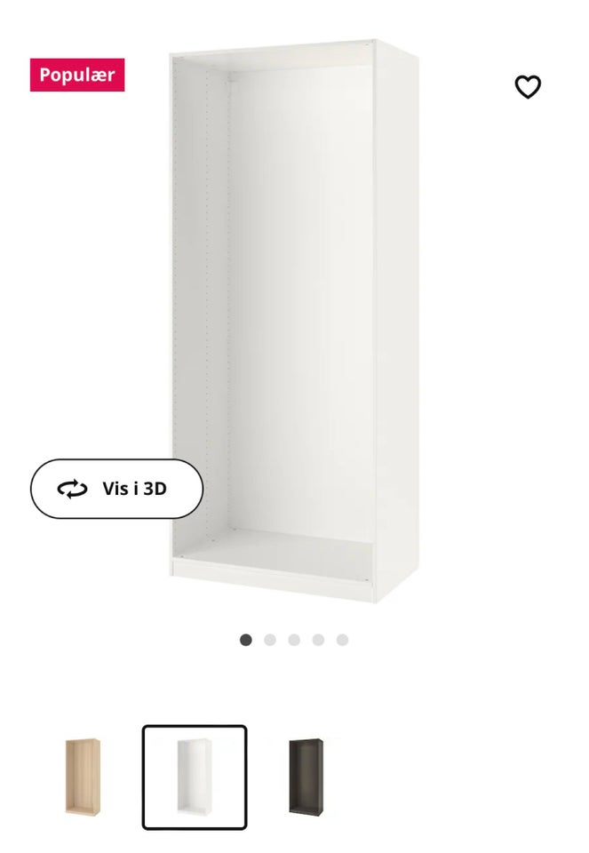 Garderobeskab Ikea Pax
