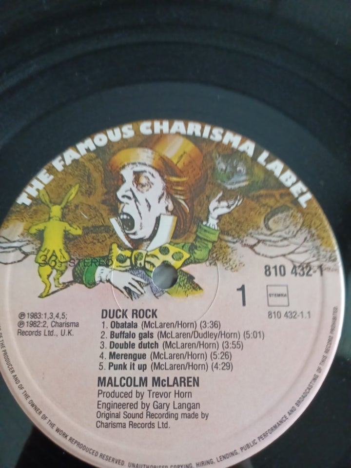 LP, Malcolm mclaren, Duck rock