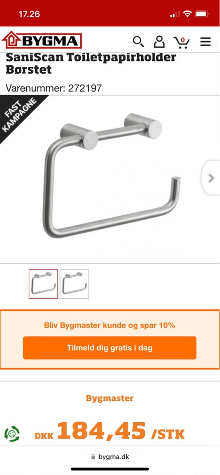 Toiletrulleholder Saniscan