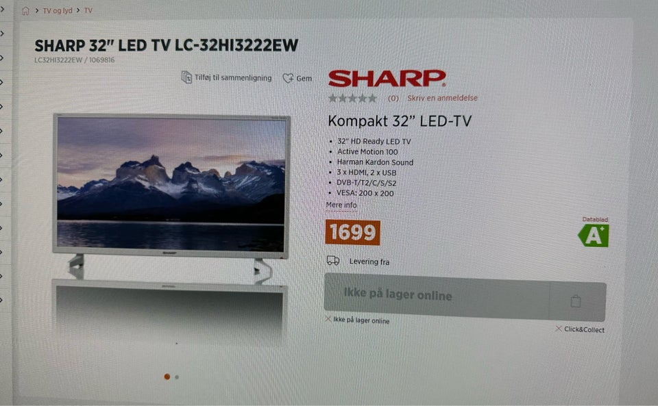 LED, Sharp, LC-32Hi3222ew