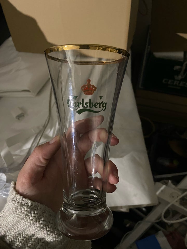 Glas, Carlsberg ølglas.