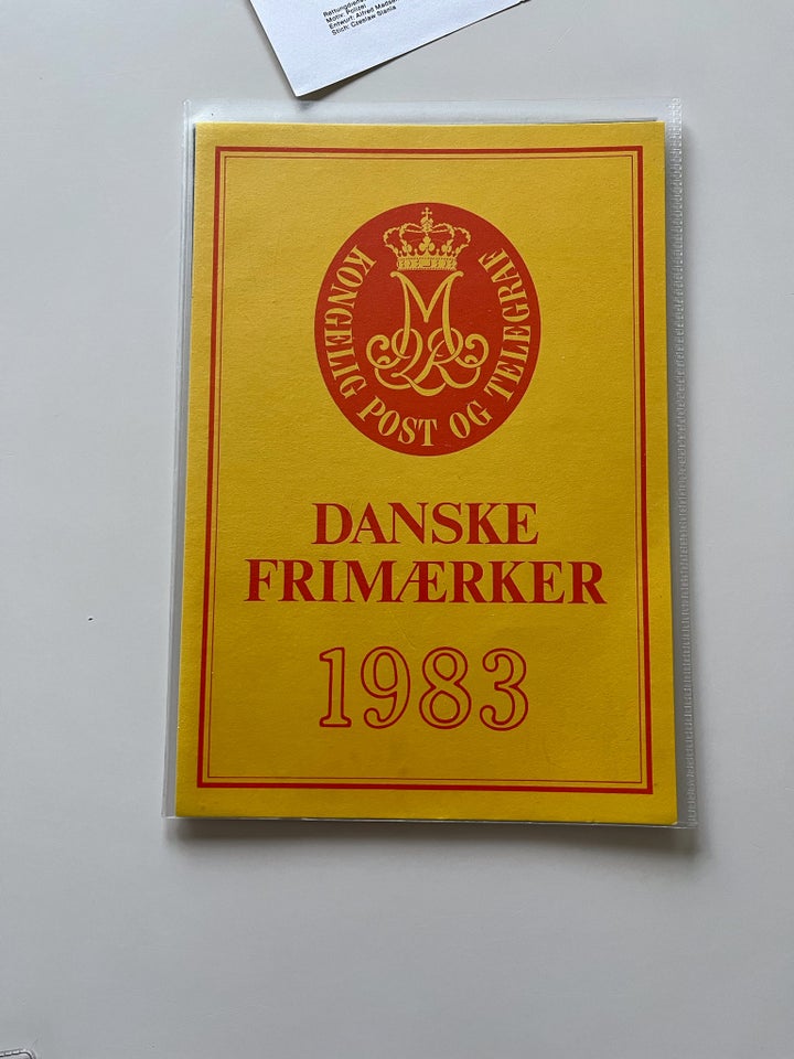 Danmark, postfrisk, Årsmappe