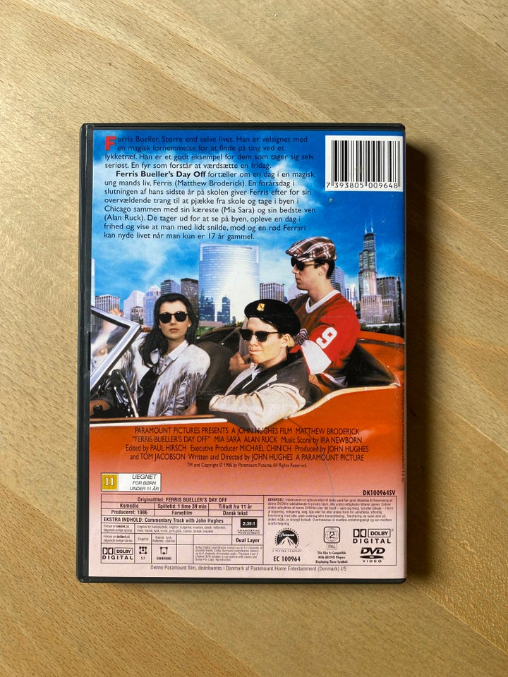 Ferris Bueller (1986) DVD