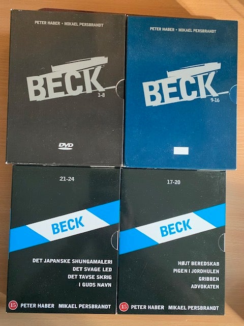 Beck 1 - 24 DVD TV-serier