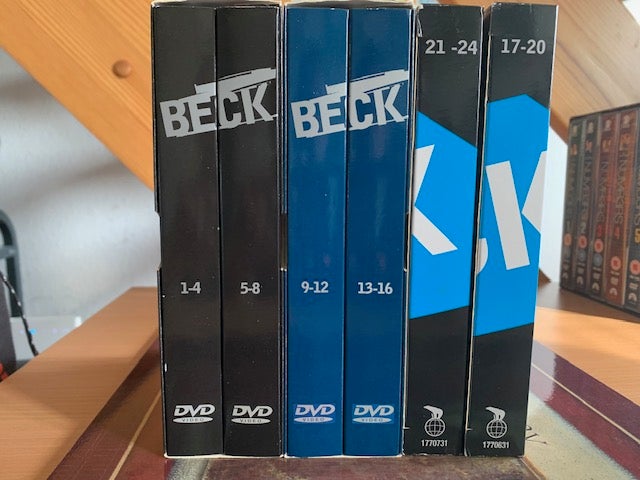 Beck 1 - 24 DVD TV-serier