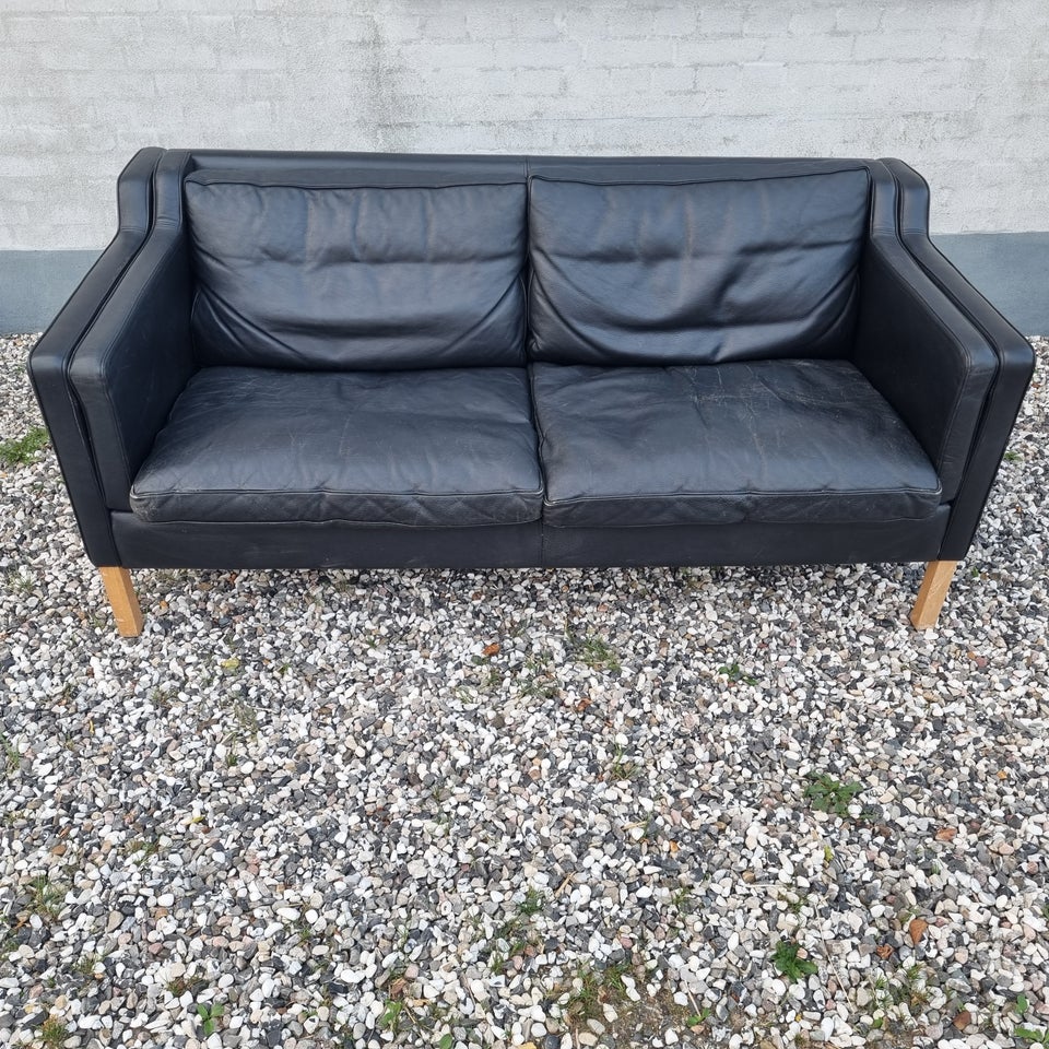 Sofa læder 2 pers