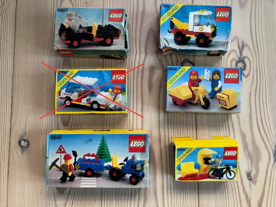 Lego City 6613 - 6622 - 6627 - 6628 -