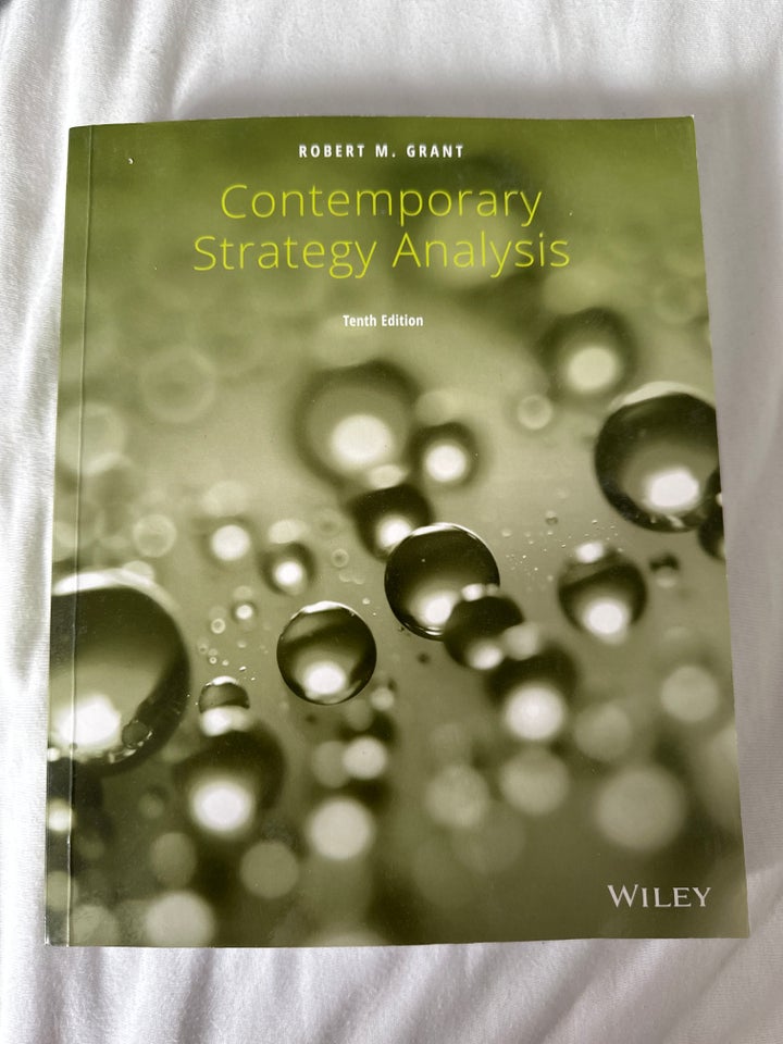 Contemporary Strategy Analysis,