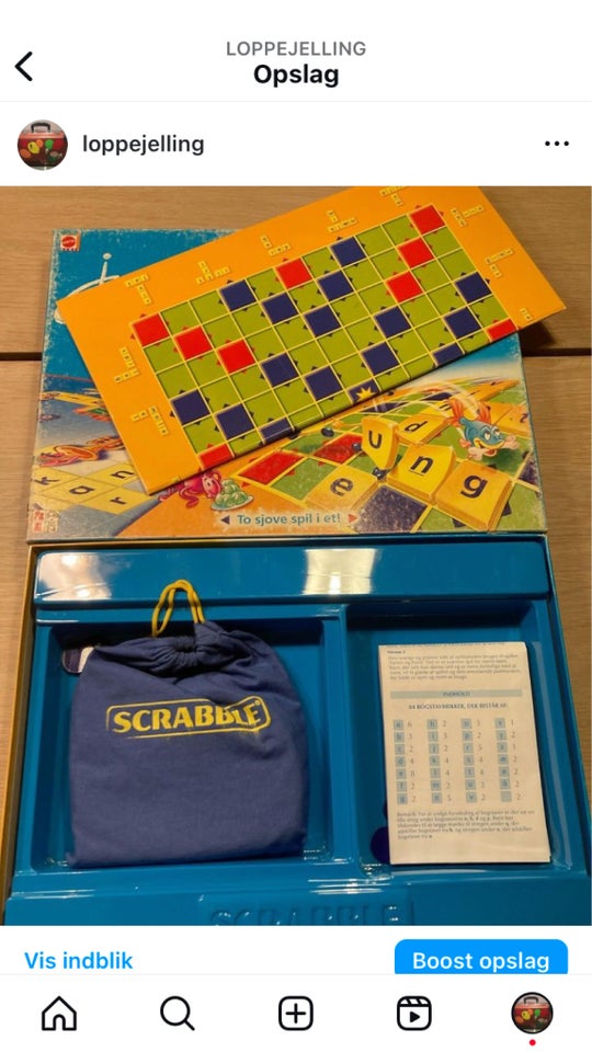 Junior Scrabble, brætspil