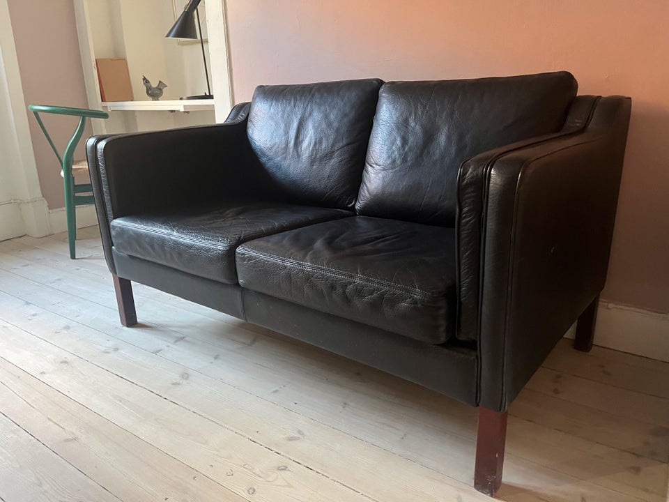 Sofa læder 2 pers