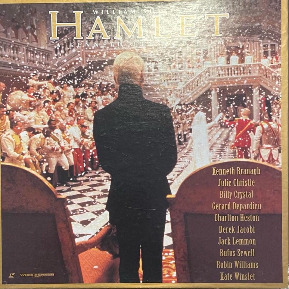 Hamlet bokssæt, Laserdisc film,