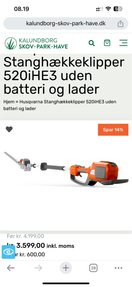 Hækklipper Husqvarna