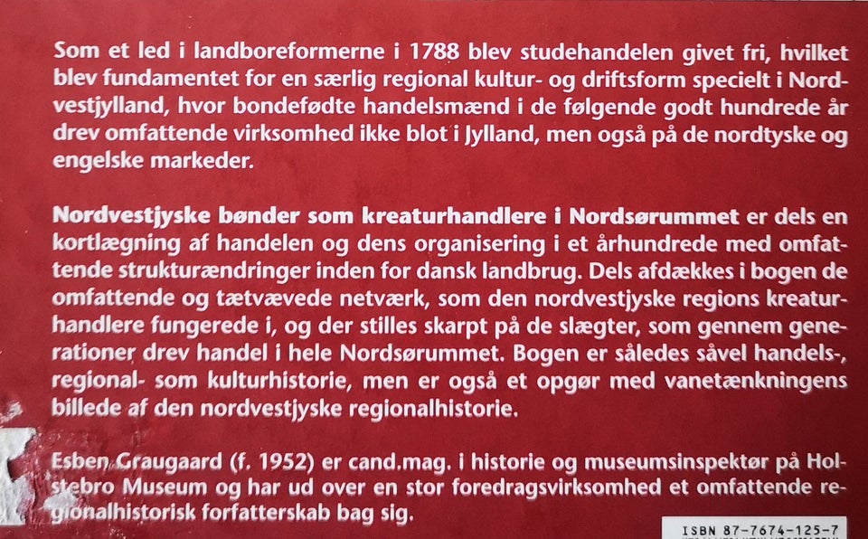 NORDVESTJYSKE BØNDER SOM