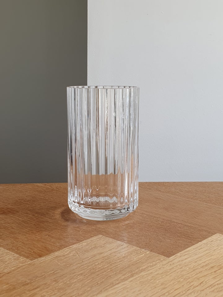 Vase, Klar glasvase 12 cm., Lyngby