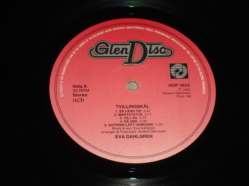 LP Eva Dahlgren ( Classic Rock )