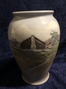 Porcelæn VASE MED LANDSKAB ROYAL