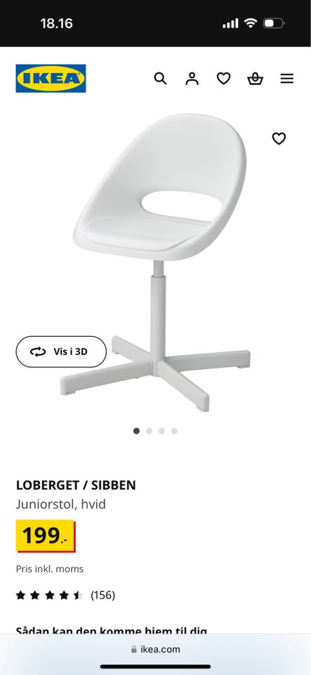 Kontorstol, IKEA Loberget / Sibben