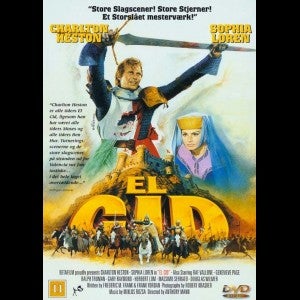 (Ny) El Cid (1961)., DVD, action