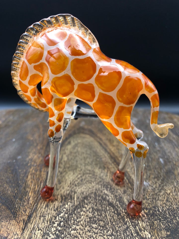 Giraf - Glasfigur - Brugskunst