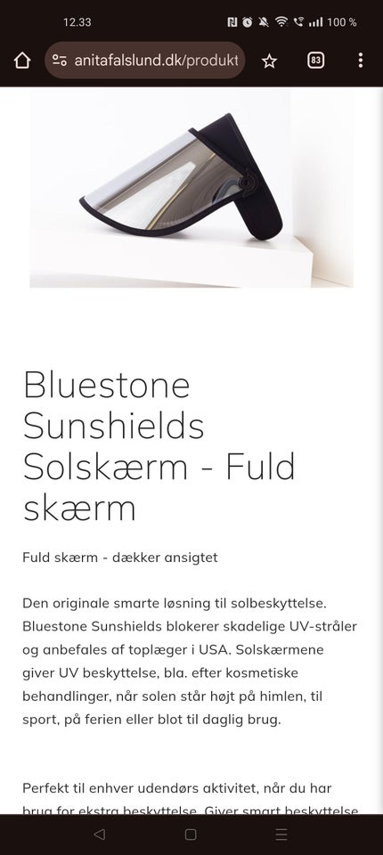 Kasket Bluestone Sunshield