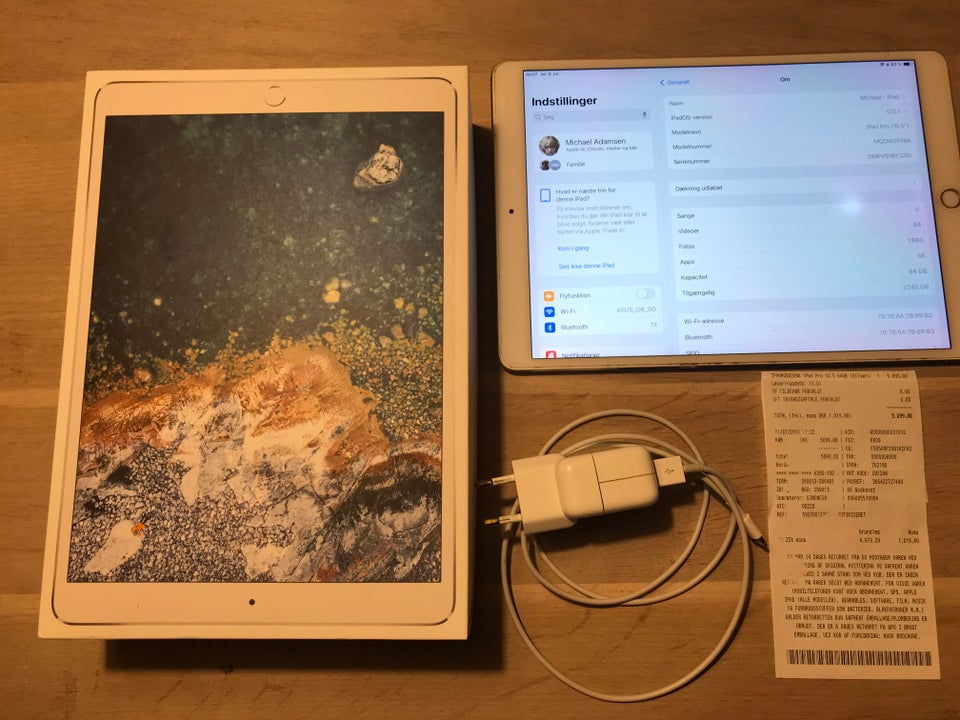 iPad Pro 64 GB hvid