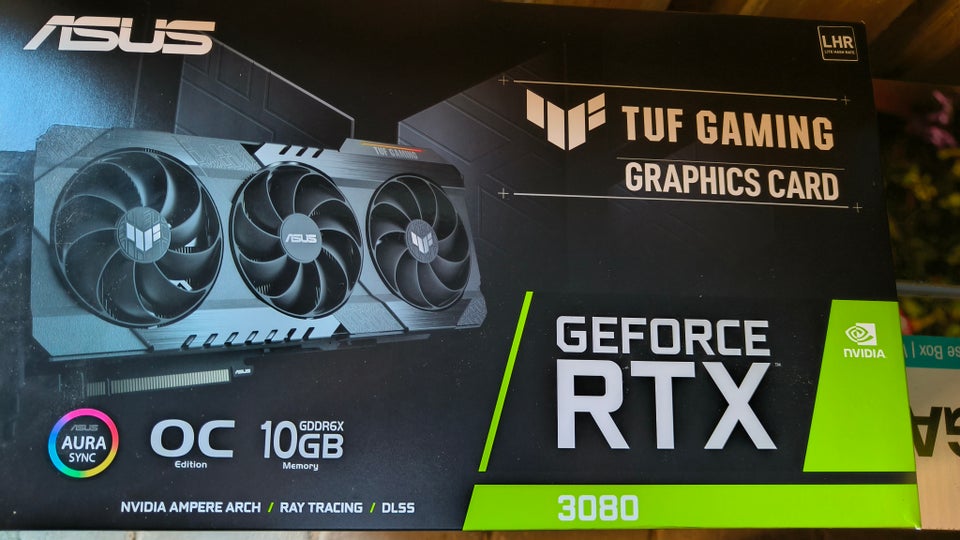 GeForce RTX 3080 10G Asus, 10 GB RAM,